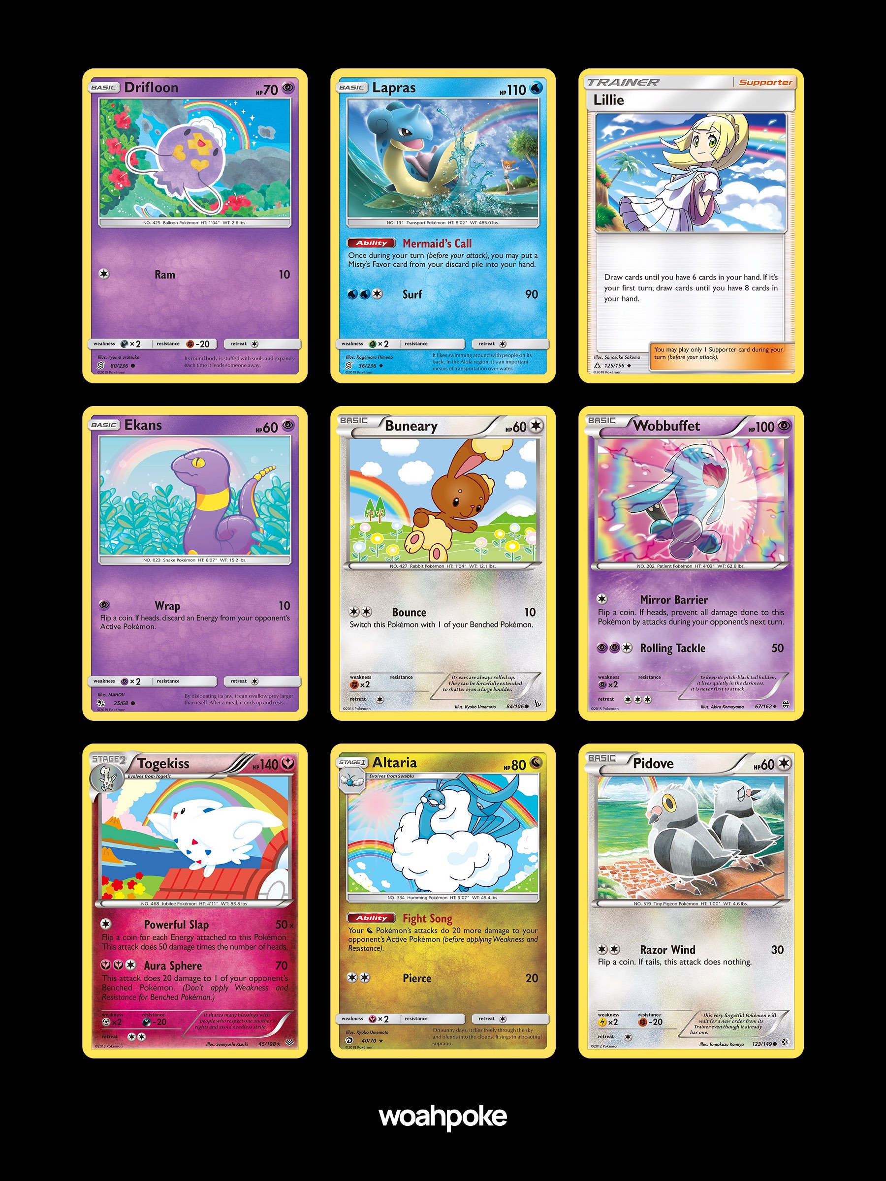 Commons & Affordable Rainbow Cards