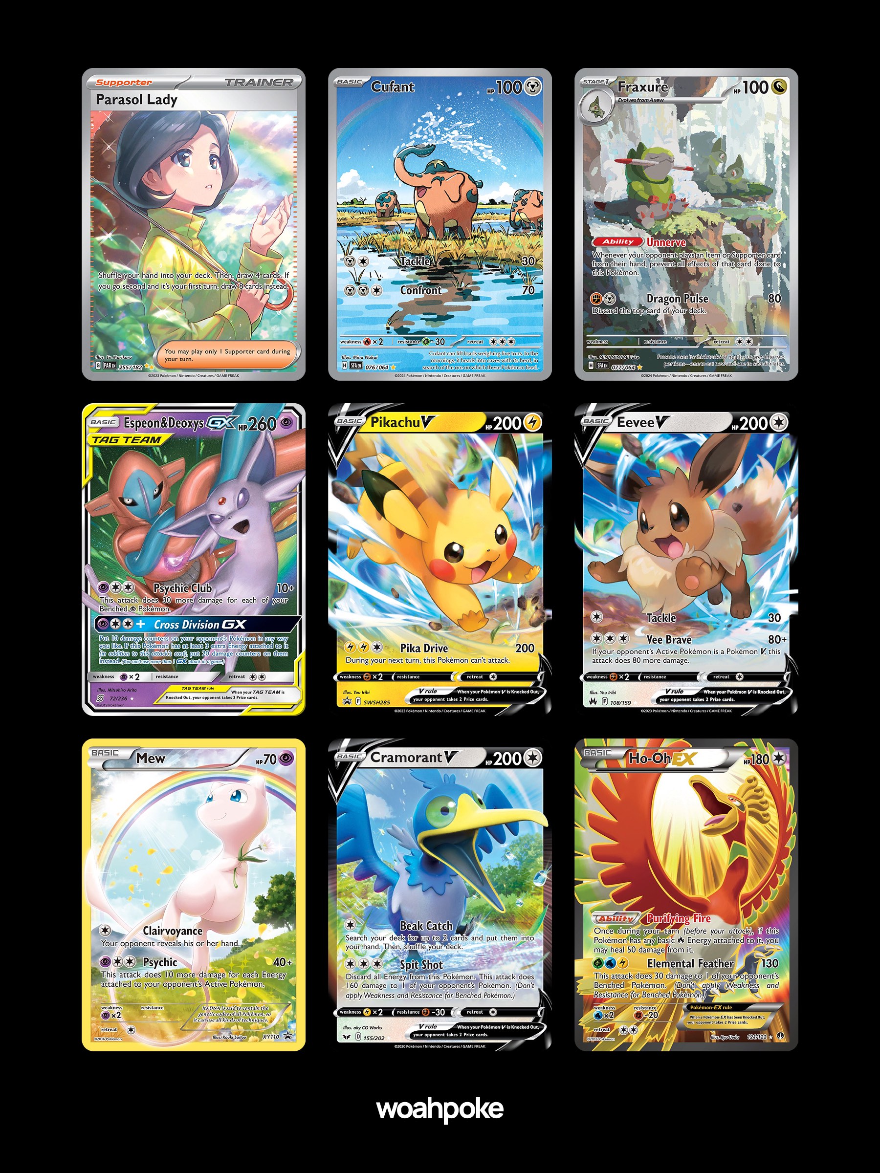 Full Art Cards with Rainbows