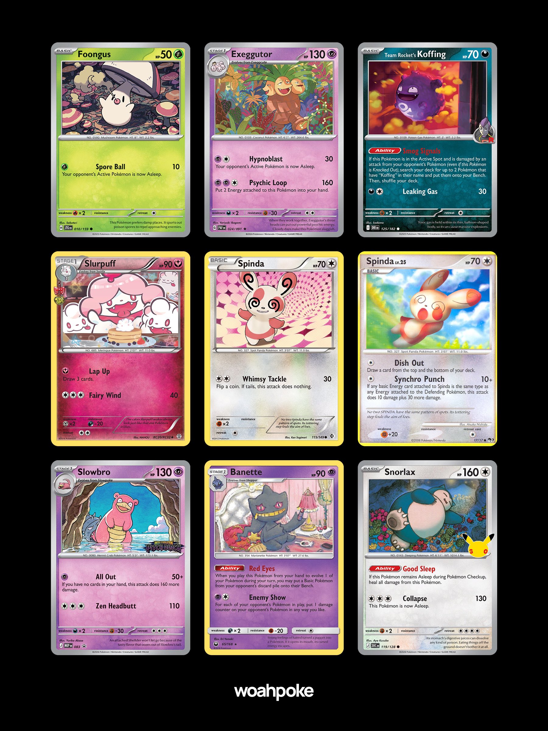 Commons & Affordable Stoner Pokémon Cards